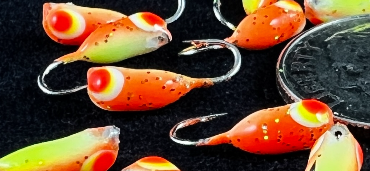 Orange Fish Ticks - 3mm – Brantner Jigs LLC