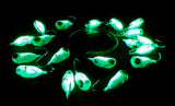 White Blood Splatter Fish Ticks - 3mm