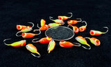Orange Fish Ticks - 3mm